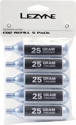 Lezyne 25 G CO2 Cartridges (5-pieces)