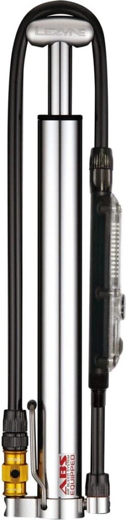 Lezyne Micro Floor Drive Digital HVG Pump (Max 90 Psi / 6.2 Bar) Silver