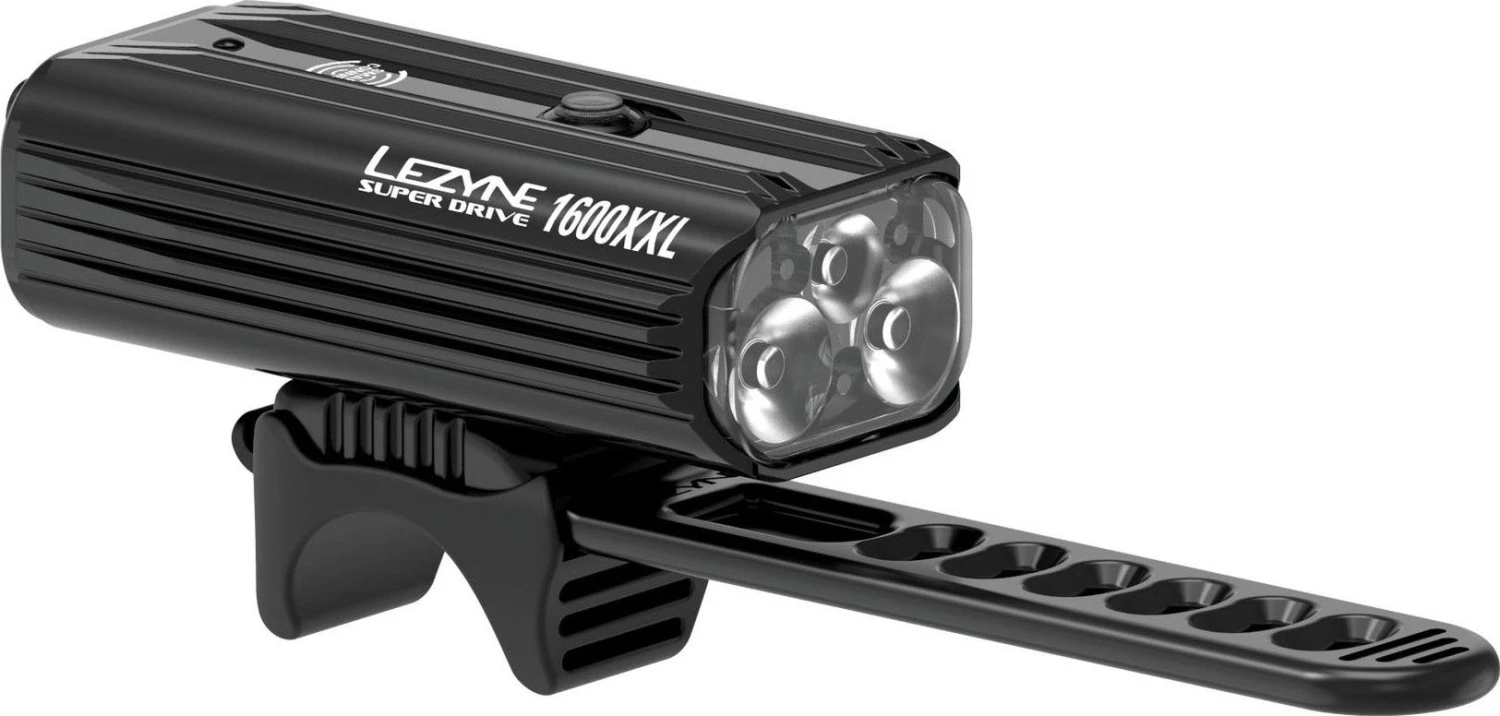 Lezyne Super Drive 1600XXL Front Light Black 1 Lezyne Super Drive 1600XXL Front Light Black