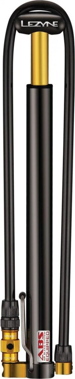Lezyne Macro Floor Drive Hp Floor Pump (Max 160 Psi / 11 Bar) Black / Gold