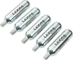 Lezyne 16g CO2 Cartridges Silver X5