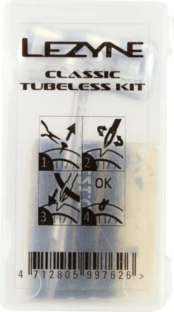 Lezyne Classic Tubeless Kit + 5 Tire Plugs -Lezyne 15996355f10587b22fd77.67141576