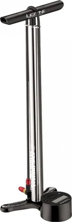 Lezyne CNC Digital Drive Floor Pump Silver