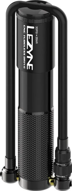 Lezyne CNC Tubeless Drive Hand Pump (Max 30 Psi / 2 Bar) Black
