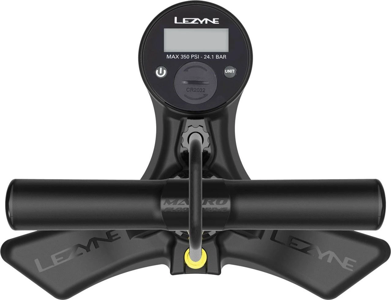 Lezyne Macro Floor Drive Digital Floor Pump Gloss Black 2 Lezyne Macro Floor Drive Digital Floor Pump Gloss Black - Image 2