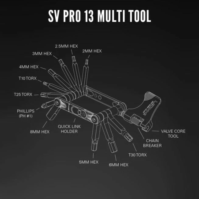 Lezyne SV Pro 13 Multi Tools Polish 3 Lezyne SV Pro 13 Multi Tools Polish - Image 3