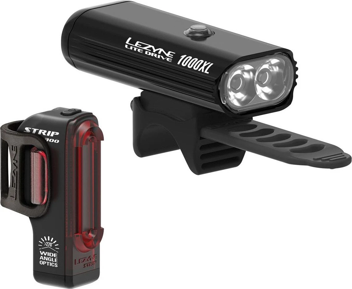 Lezyne Lite Drive 1000XL / Strip Lights Black 1 Lezyne Lite Drive 1000XL / Strip Lights Black