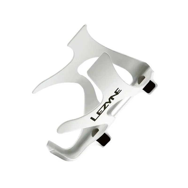 Lezyne Road Drive Alloy Bottle Cage In White 1 Lezyne Road Drive Alloy Bottle Cage In White