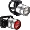 LEZYNE Front And Rear LED FEMTO PAIR DRIVE Grey