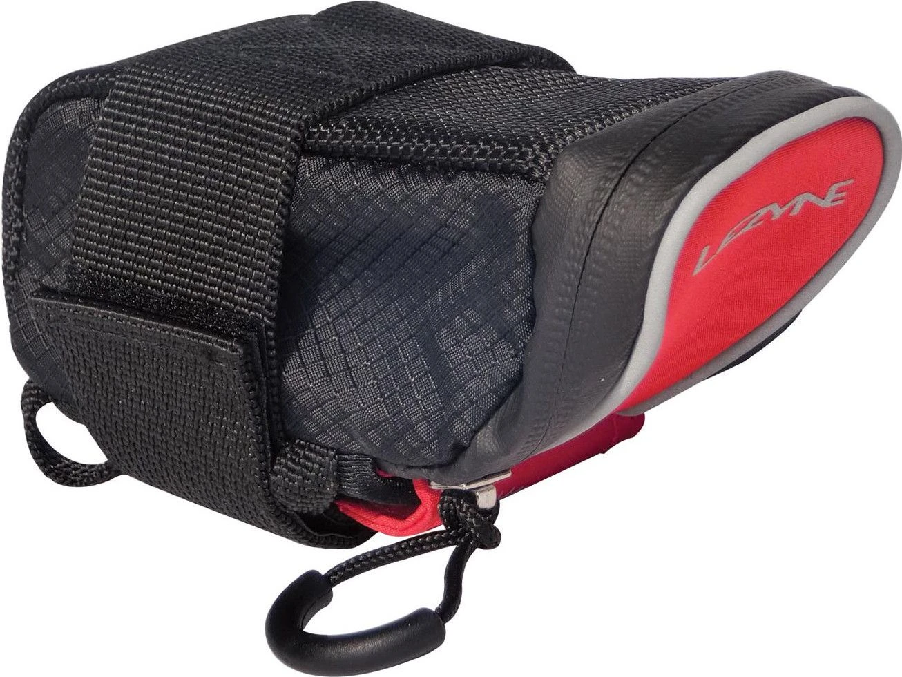 Lezyne Micro Caddy Saddle Bag Black Red