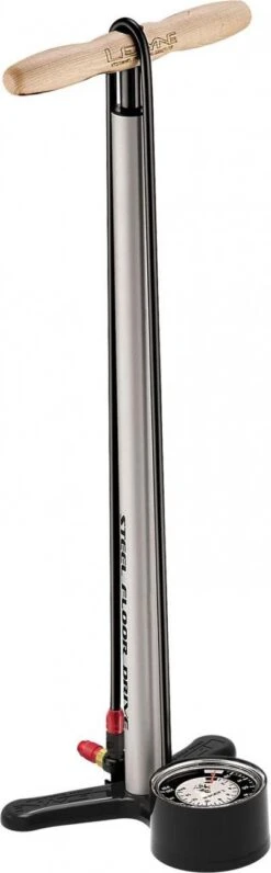 LEZYNE Steel Floor Drive 3''5 Silver Foot Pump