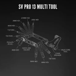 Lezyne SV Pro Multi Tool - #13 -Lezyne lezyne sv pro 13 minitool 1 1265725