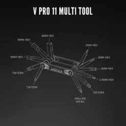 Lezyne V Pro Multi Tool - #11 5 Lezyne V Pro Multi Tool - #11 -Lezyne lezyne v pro 11 minitool 1 1265784