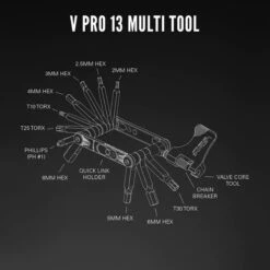 Lezyne V Pro Multi Tool - #13 5 Lezyne V Pro Multi Tool - #13 -Lezyne lezyne v pro 13 minitool 1 1265803