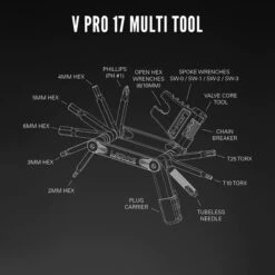 Lezyne V Pro Multi Tool - #17 -Lezyne lezyne v pro 17 minitool 1 1265812