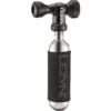 Lezyne Control Drive C0-2 Inflator, Slip-fit Shcrader/Presta, Includes 16g Cartridge With Neoprene Sleeve: Blac