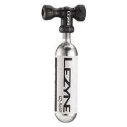 Lezyne Control Drive Co2 With 25 Gram Cartridge And Machined Slip Fit Chuck, Silver