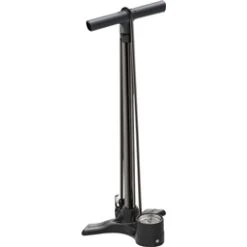 Lezyne Marco Floor Drive Dual Valve Head Pump: Gloss Black