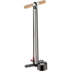 Lezyne Alloy Floor Drive Pump Standard Length: ABS-1 Chuck Silver