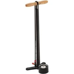 Lezyne Steel Floor Drive Floot Pump With 3.5" Gauge, ABS Pro Head, Black