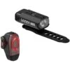 Lezyne Hecto 500XL And KTV Headlight And Taillight Set: Black