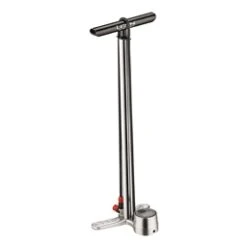 Lezyne CNC Digital Floor Drive Pump, 220psi, Silver