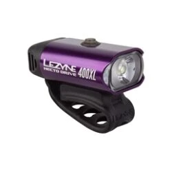 Lezyne Hecto Drive 400XL Front Headlight, Purple