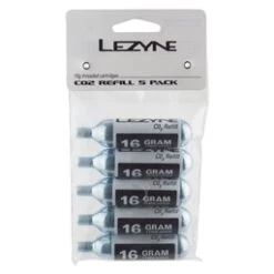 Lezyne 16G Threaded Co2 Cartridges, Bag Of 5