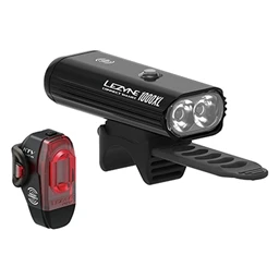 Lezyne Connect Smart 1000XL Headlight And KTV Pro Smart Taillight Set: Black 1 Lezyne Connect Smart 1000XL Headlight And KTV Pro Smart Taillight Set: Black