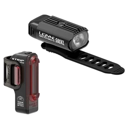 Lezyne Hecto Drive 500XL / Strip Light Set, Black 1 Lezyne Hecto Drive 500XL / Strip Light Set, Black
