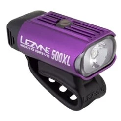 Lezyne Hecto Drive 500XL Headlight, Purple