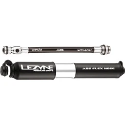 Lezyne ABS Pressure Drive Mini Frame Pump: SM; Black/Polished Silver 1 Lezyne ABS Pressure Drive Mini Frame Pump: SM; Black/Polished Silver